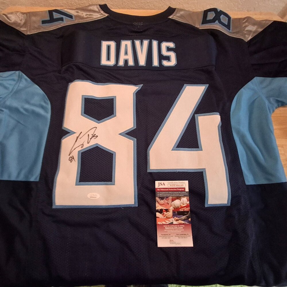 Corey Davis Signed Autographed Titans Jersey JSA